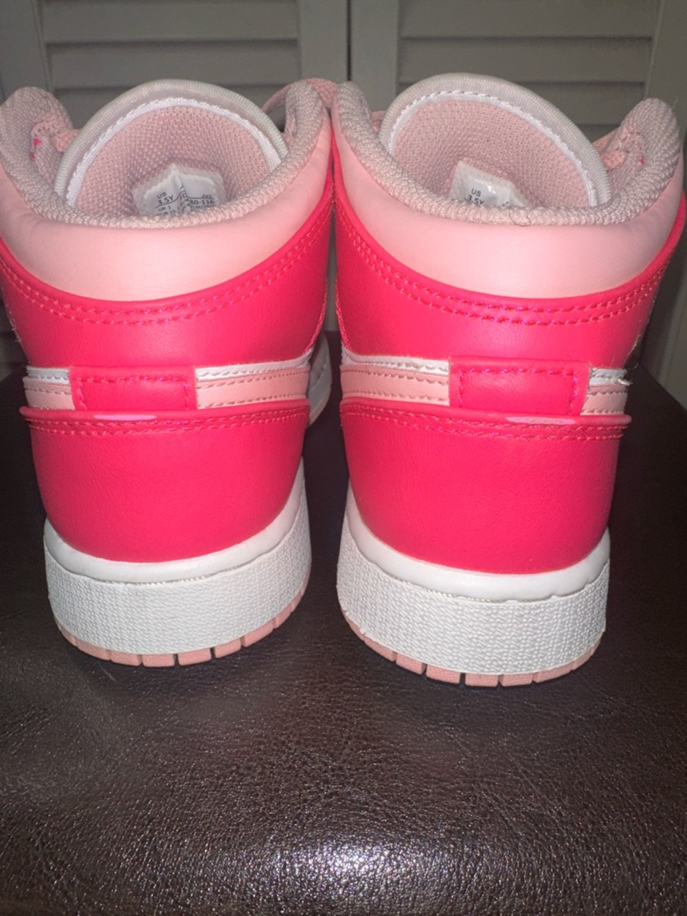 (SOLD) Kids Jordan 1 Mid (GS) “Fierce Pink” Sneakers… - Picture 11 of 11